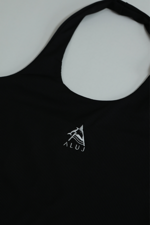 Aluj Halter-Top Crop Tank