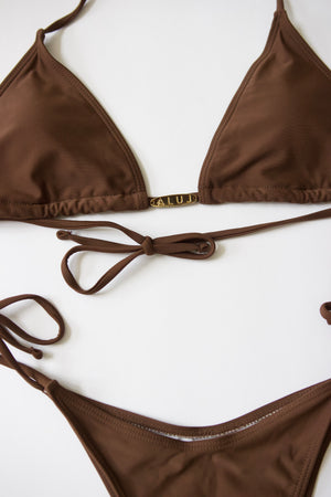 Cocoa Brown Stone Bikini