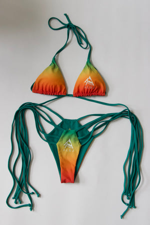 Green Sunrise Tropics Bikini