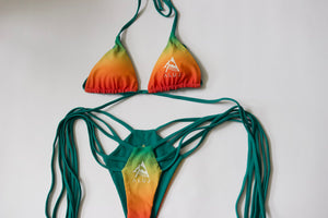 Green Sunrise Tropics Bikini