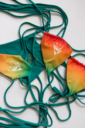 Green Sunrise Tropics Bikini