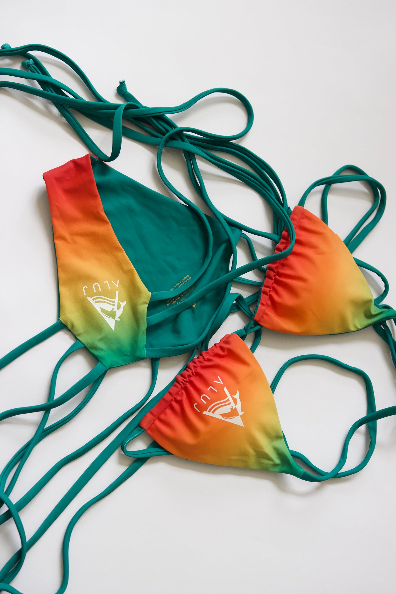 Green Sunrise Tropics Bikini