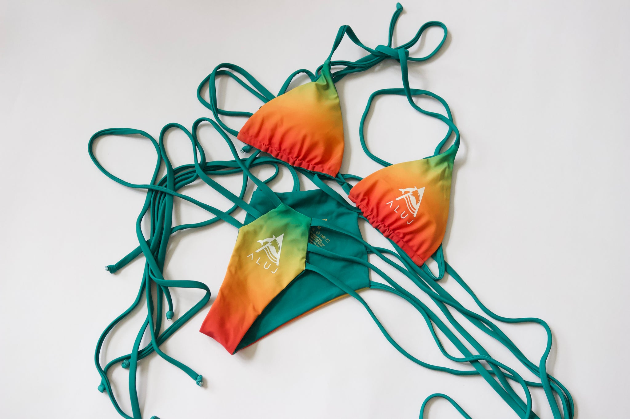 Green Sunrise Tropics Bikini