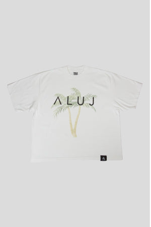 Faded Palm Tree Graphic T-Shirt