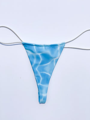Agua - Aluj Water Print Bikini Bottom SS22 (BOTTOM ONLY)